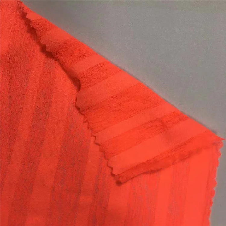 Wholesale 80% polyester 20% elastane stripe jersey fabric for sportswear