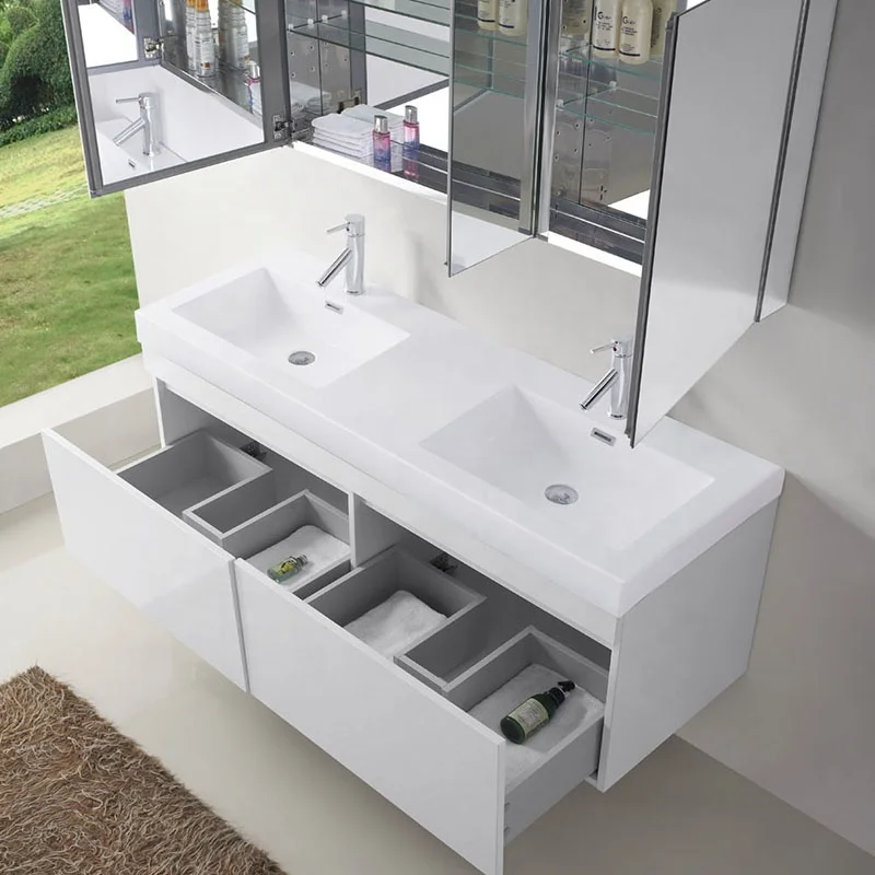 Modern Bathroom Vanity Cabinet Bathroom Storage Cabinet Double Sink Bathroom Cabinet