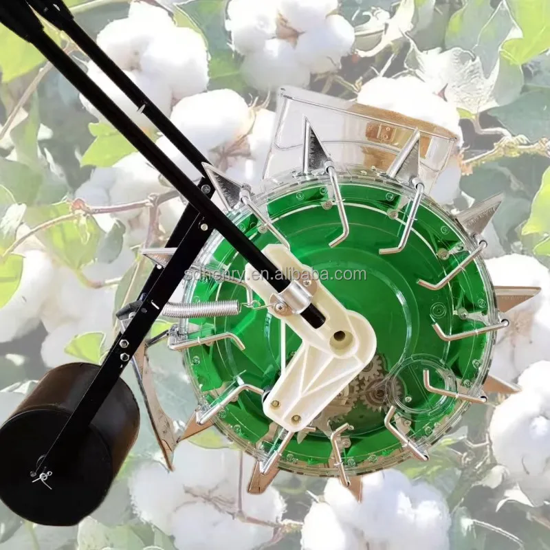 Hand push farming seeder easy use drum seeder