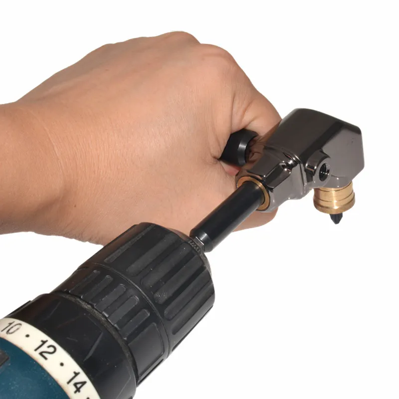 90 degree Right Angle Head Screw Driver Screwdriver Serial Bit Holder for Power Tool