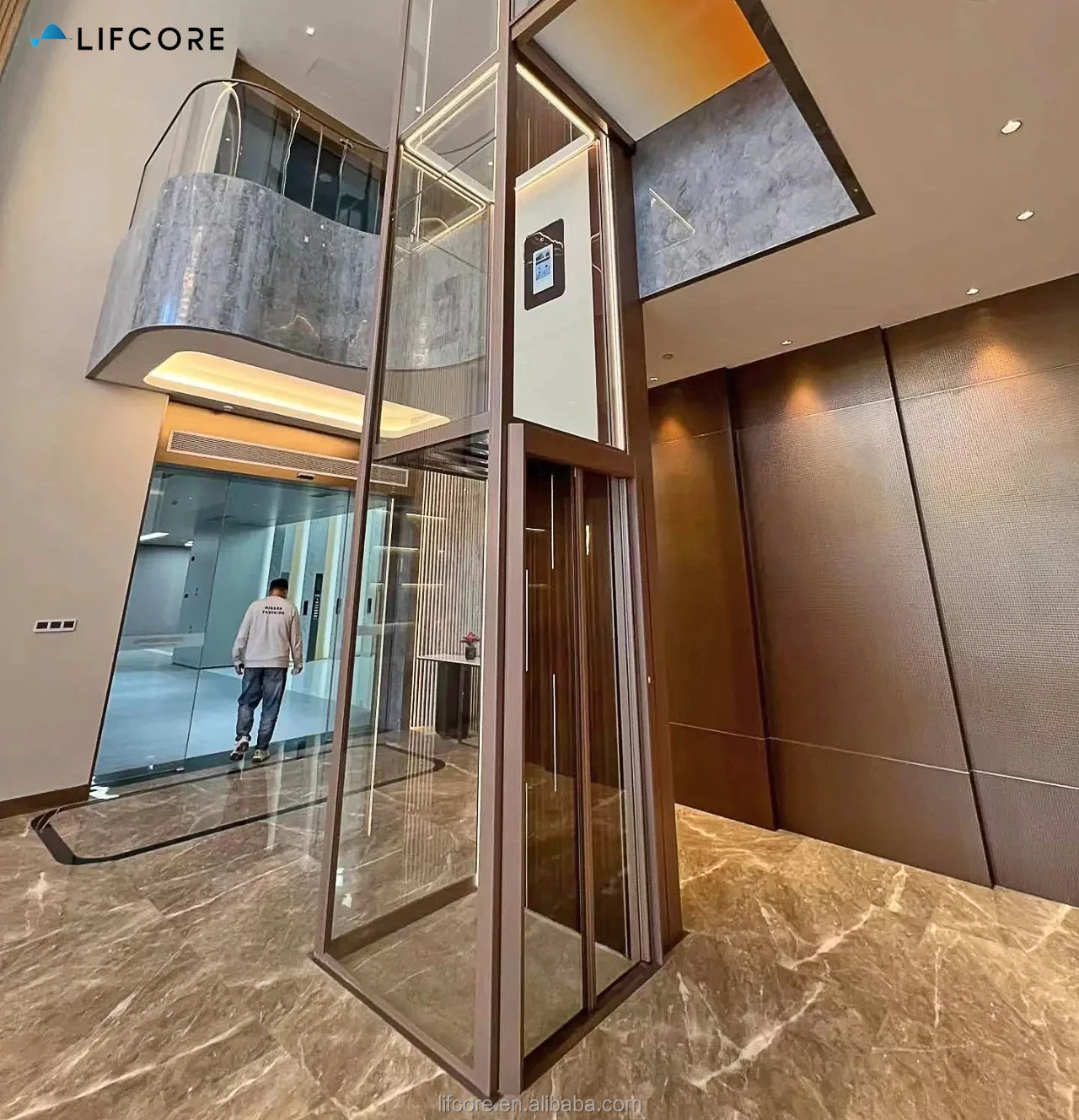CE home lift Небольшой пассажирский домашний лифт для 1-3 этажей строительного дома