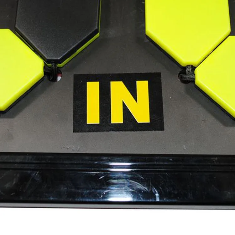 Portable 4-Digit Manual Scoreboard for Outdoor Sports Multipurpose Manual Soccer Football Substitution Board Training Equipment