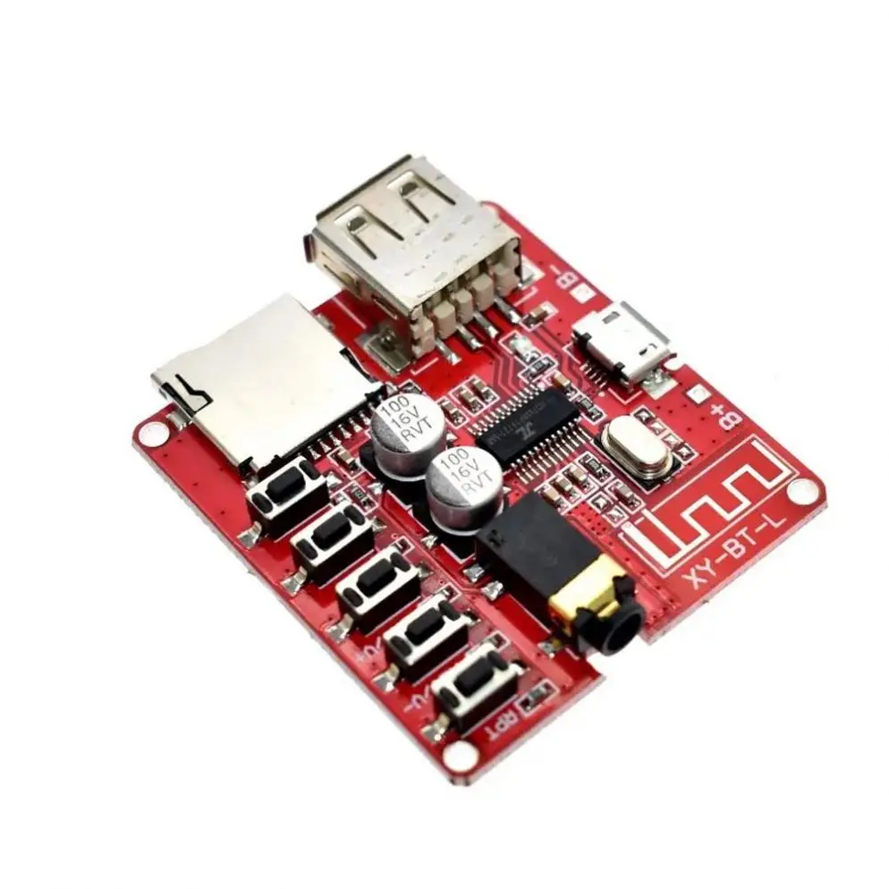 Bluetooth decoder board MP3 lossless car speaker amplifier modified Bluetooth 4.1 circuit board