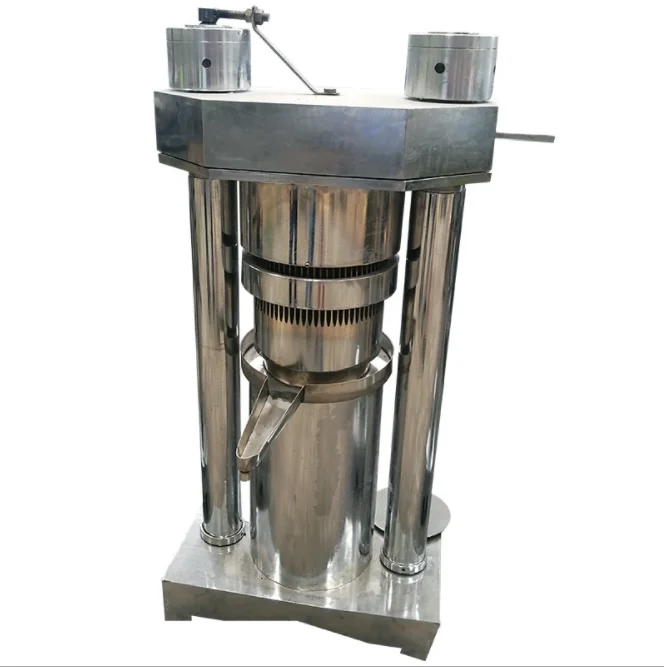 small Best factory price cold press castor oil machine