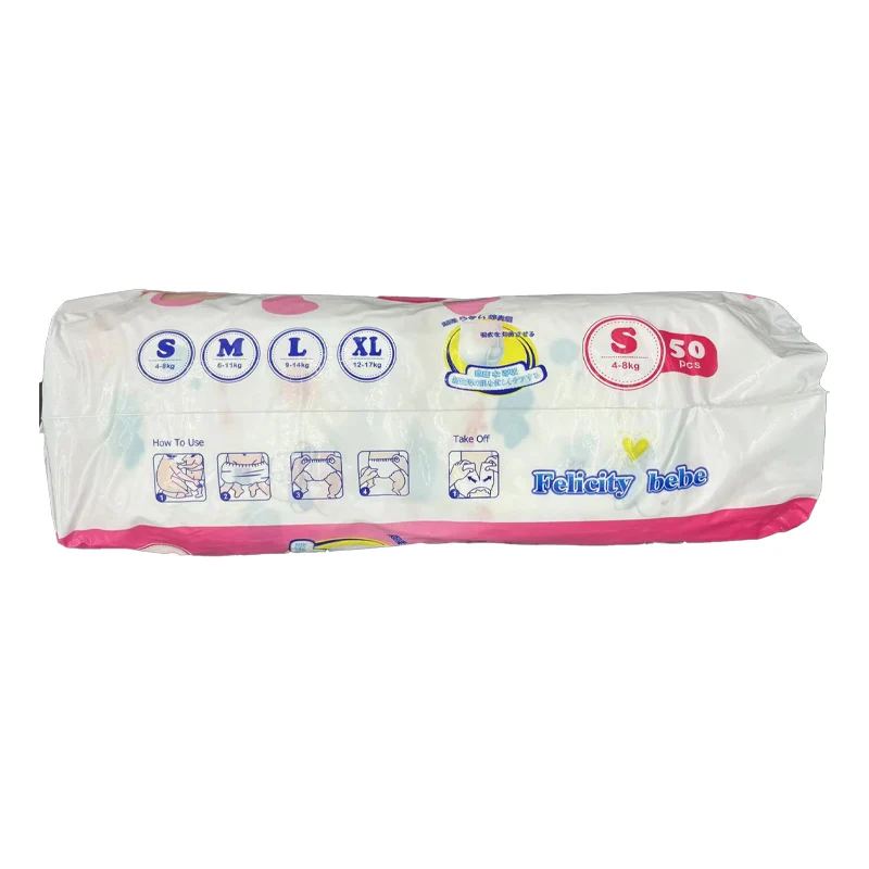 Cute soft breathable wholesale baby nappies absorbent paper core ultra thin