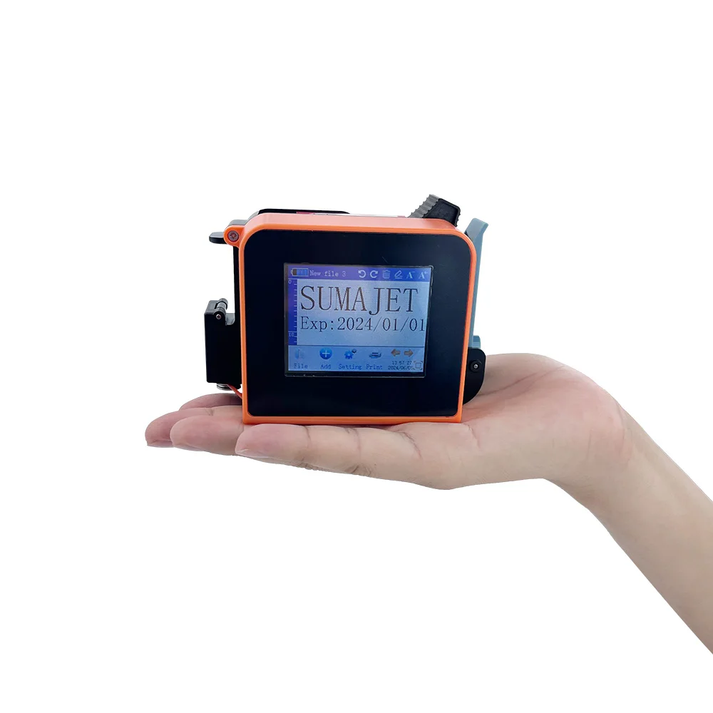 Mini Portable Handheld inkjet printer Expire Date Printing Machine Inkjet Printer For Cosmetic Plastic Glass Bottles carton