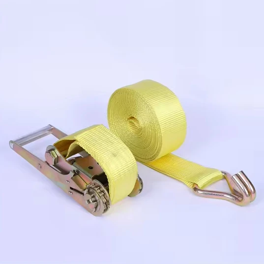 Heavy Duty OEM Logo 2 Inch 4 Ton Cargo Control Lashing Belt Tie Down Straps Ratchet Strap