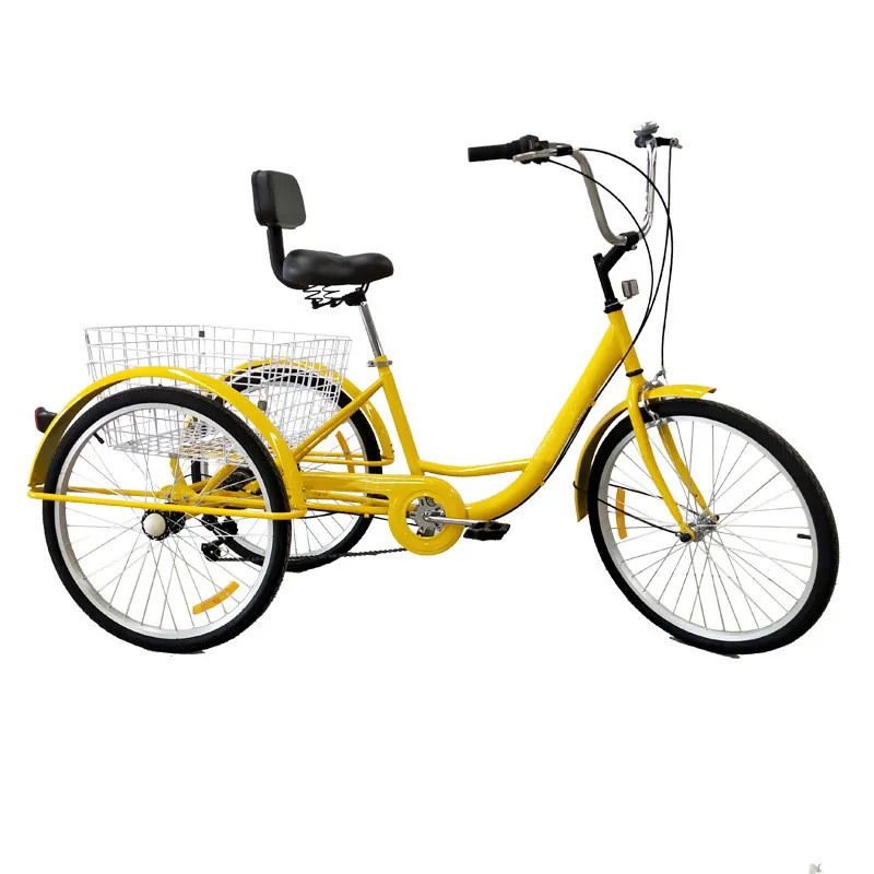 2021 hot sale 16 inch aluminum frame and fork three wheels bicicleta adult food cargo tricycles / cheap tricycle 3 wheel bike