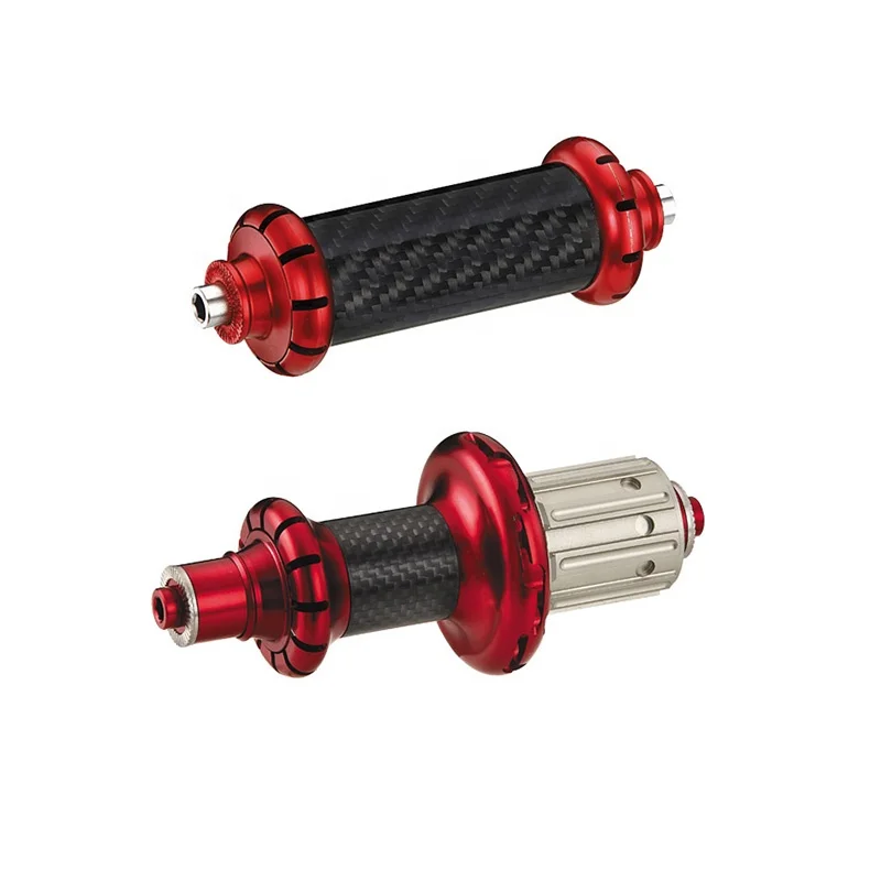 
Alloy Body With Carbon Fiber V Brake Road Bike Hub Powerway R36 Black Or Red 