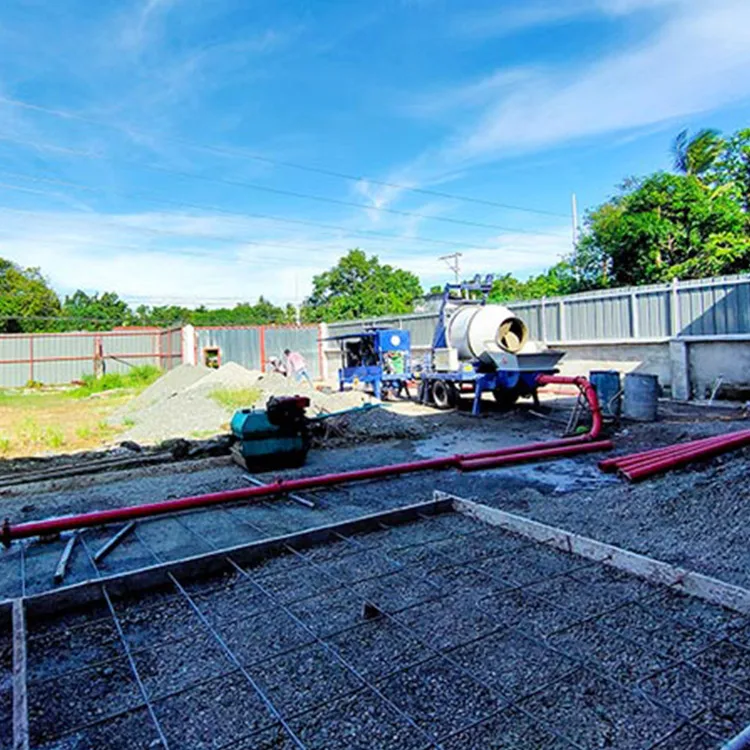 Diesel Engine 40m3/h Concrete Pump And Mixer For Sale Malaysia