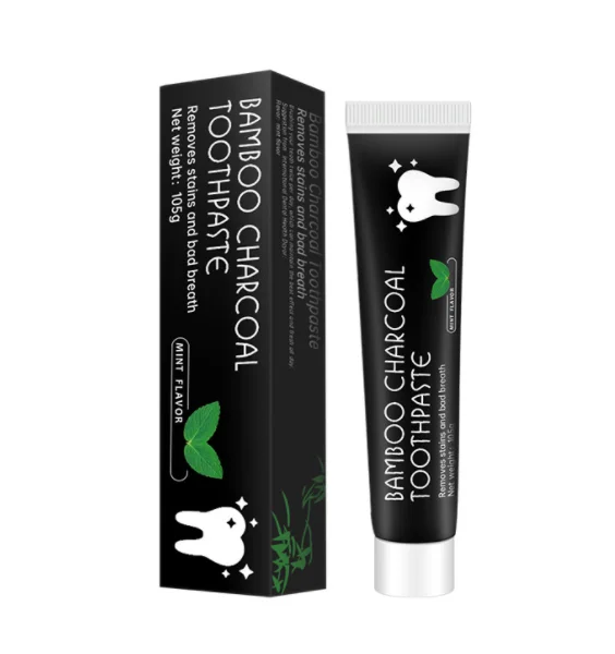 Oral care Bamboo charcoal whitening fresh breath toothpaste