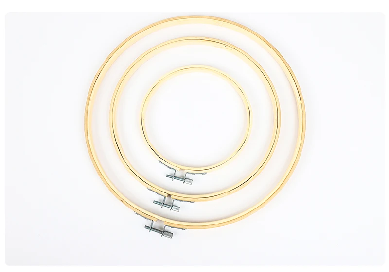 Оптовая продажа экологически чистых бамбуковых обручей ручной вышивки крестиком, woden обручи, рамы, обручи ручной работы