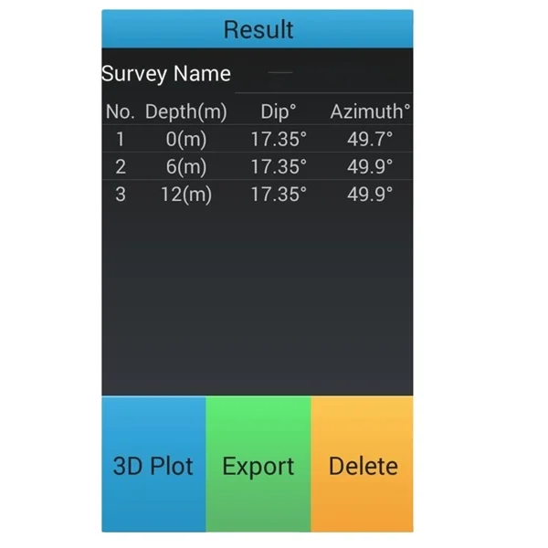 Full Direction Borehole Survey Tool Inclination And Deviation Instrument