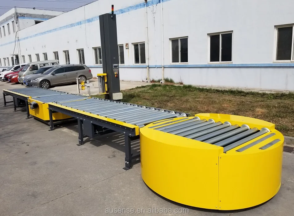 Customized pallet conveyor roller turntable  transfer lifting conveyor transport