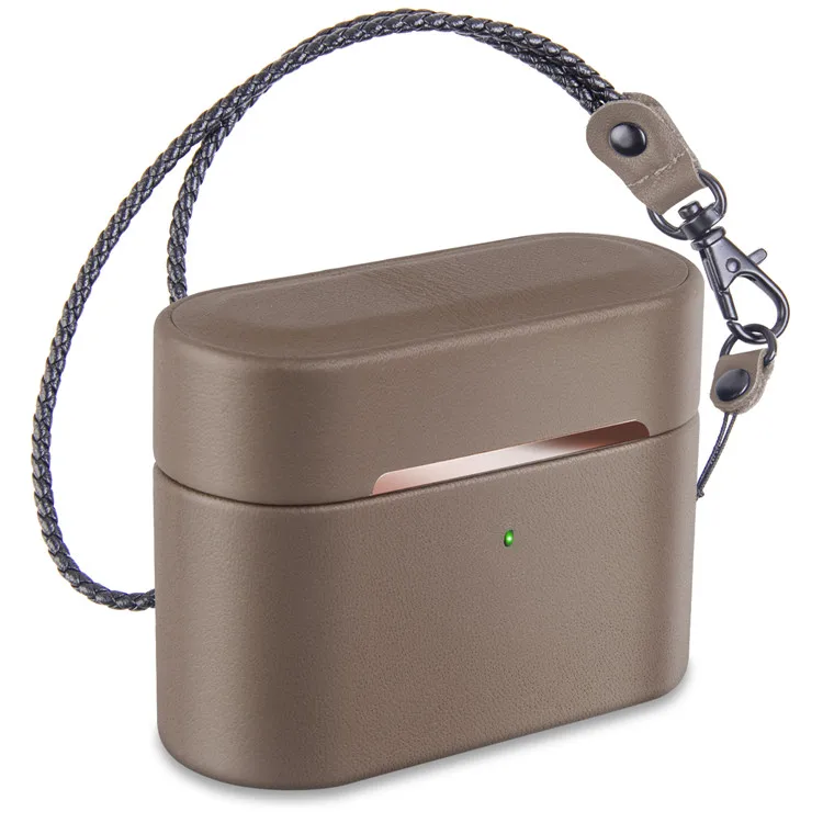 
Wireless Headset Case Headphone Charging Box Leather Protective Cover For Apple Airpods Pro 