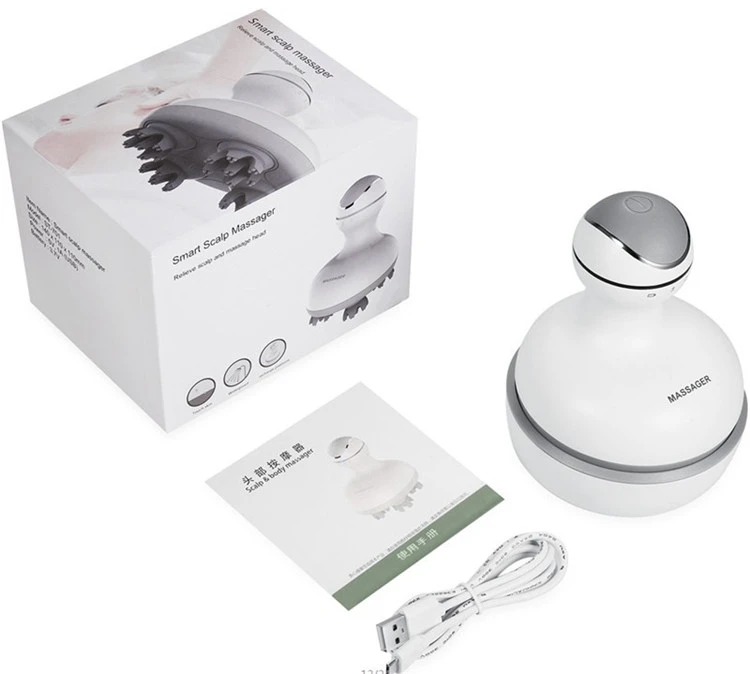 Hot Relieve Stress And Pain Cordless Headache Reduce Stress Electronic Head Massager