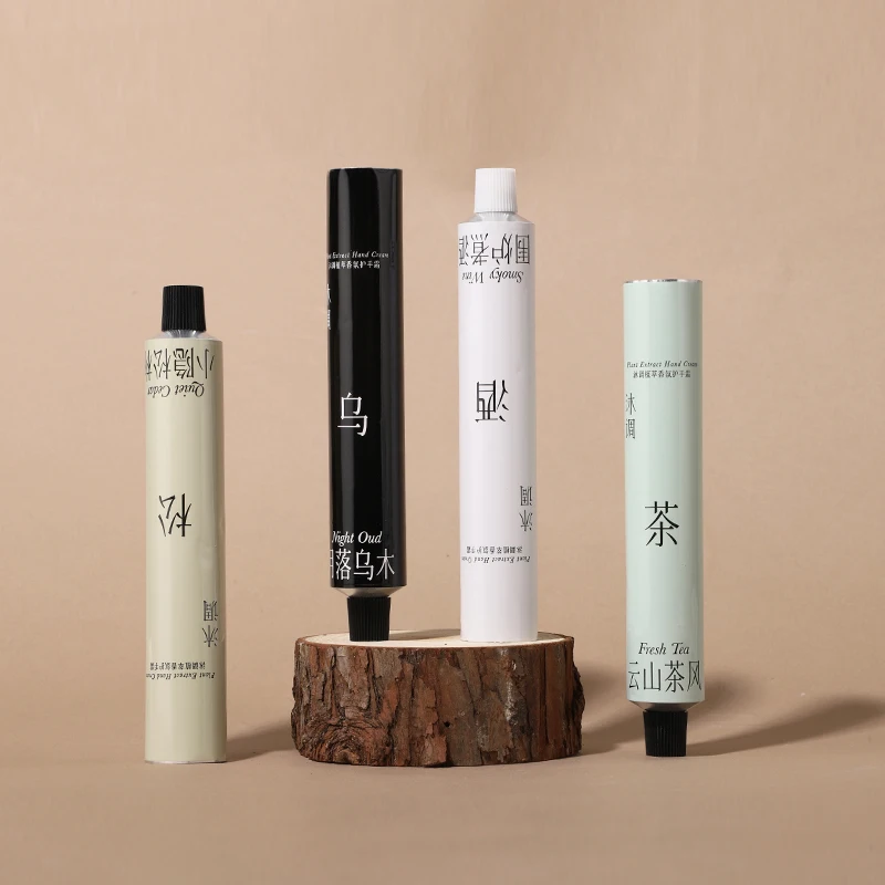 Custom Collapsible Tube Eco Friendly Cosmetics Aluminum Collapsible Tube for Cosmetics