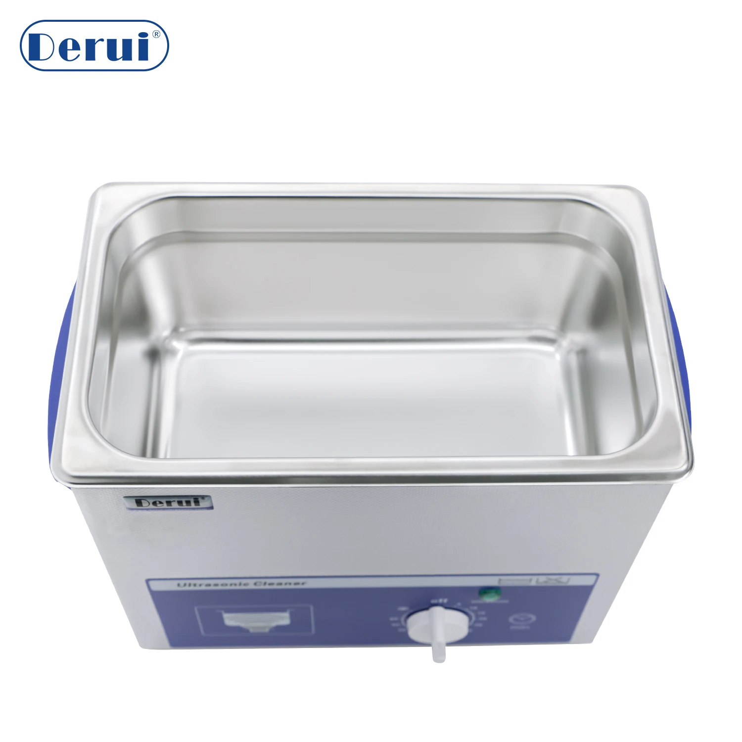 Derui MS30 portable ultrasonic cleaner with rotary switch easy to washing operating 3 litre tank immersion bath washing