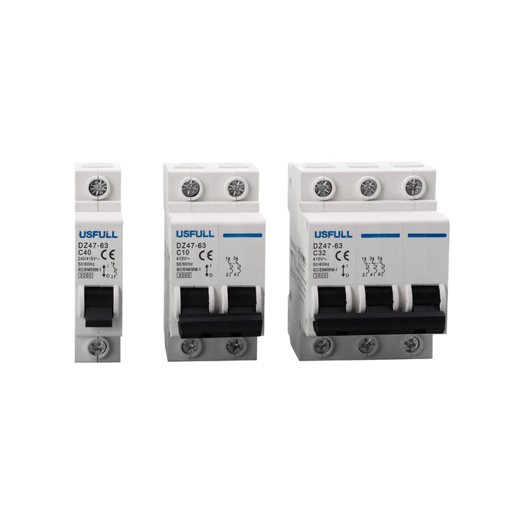 
USFULL DZ47-63 mcb with inmetro certificate C45 3KA 4.5KA 6KA 