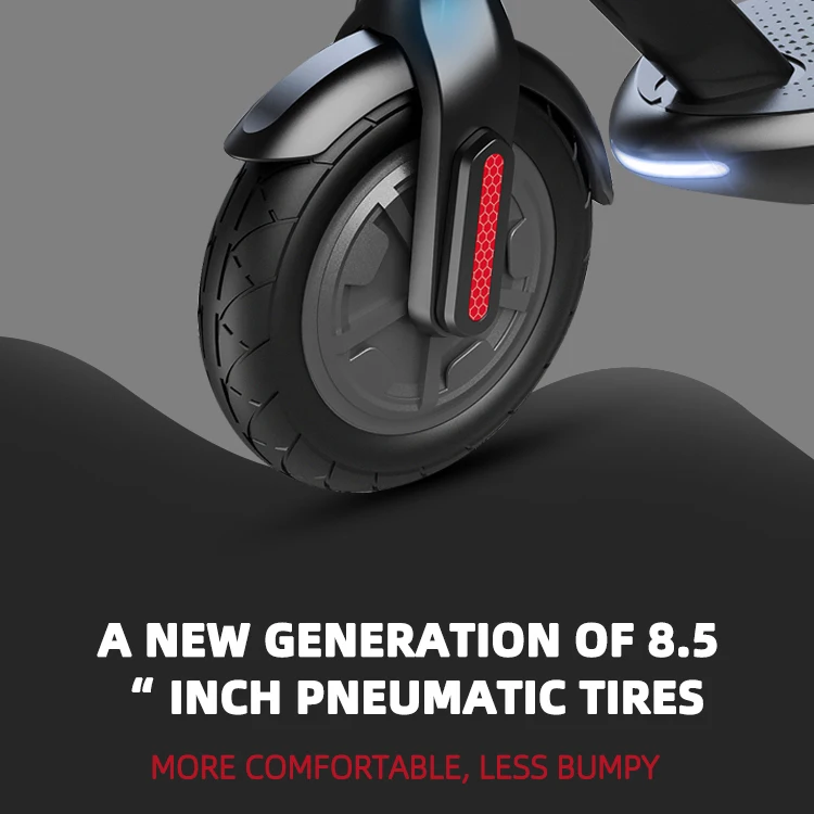 Wholesale Cheap 8.5 Inch 36V 350W E-Scooter Disc Brake Fast Speed Powerful Adult Electric Bike Scooter with Discount