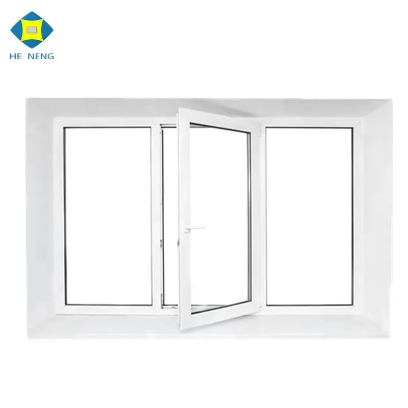 4 panels casement windows upvc pvc window bar grill design germany veka romania nigeria pvc window Ventanas de PVC