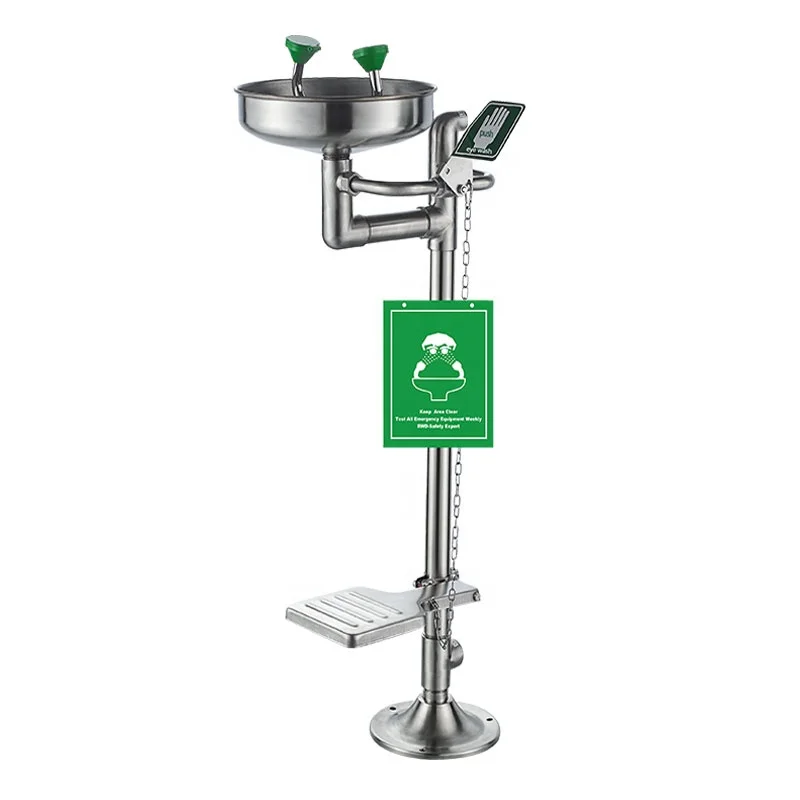industrial safety products eye wash and safety shower equipment emergency station