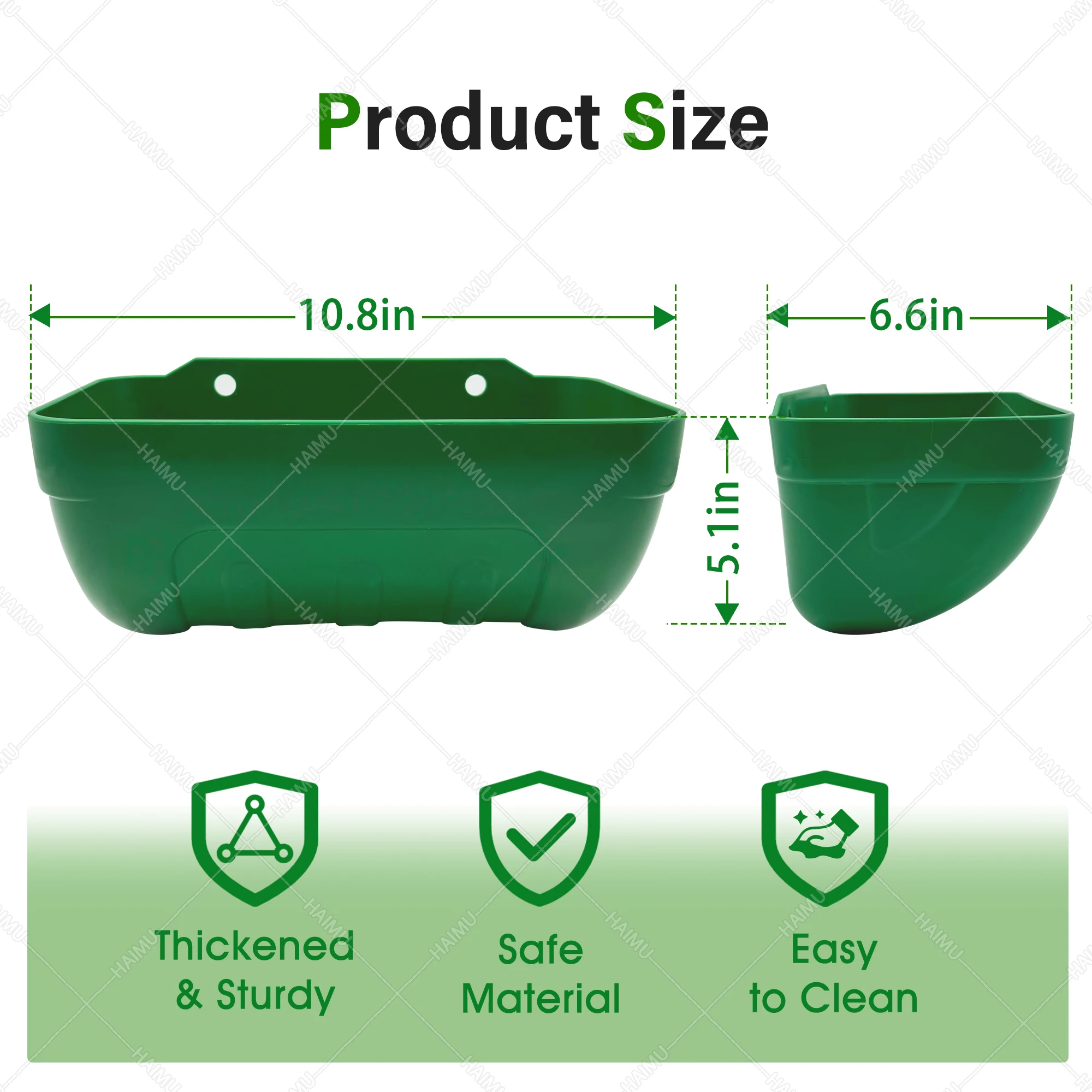 Poultry and Animal Feeders for Providing Nutritious Meals Durable and Easy to Use Trough