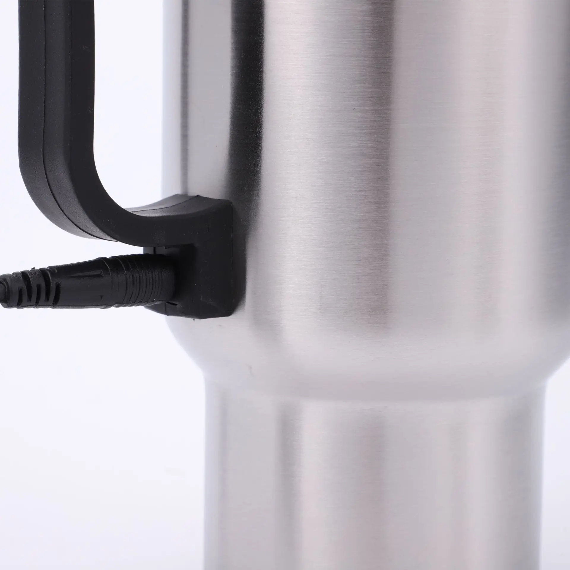 Custom Logo 12V Electric Heat Transfer Thermel Car Mug Cup Travel 400Ml Stainless Steel Vacuum Car Heating Cup