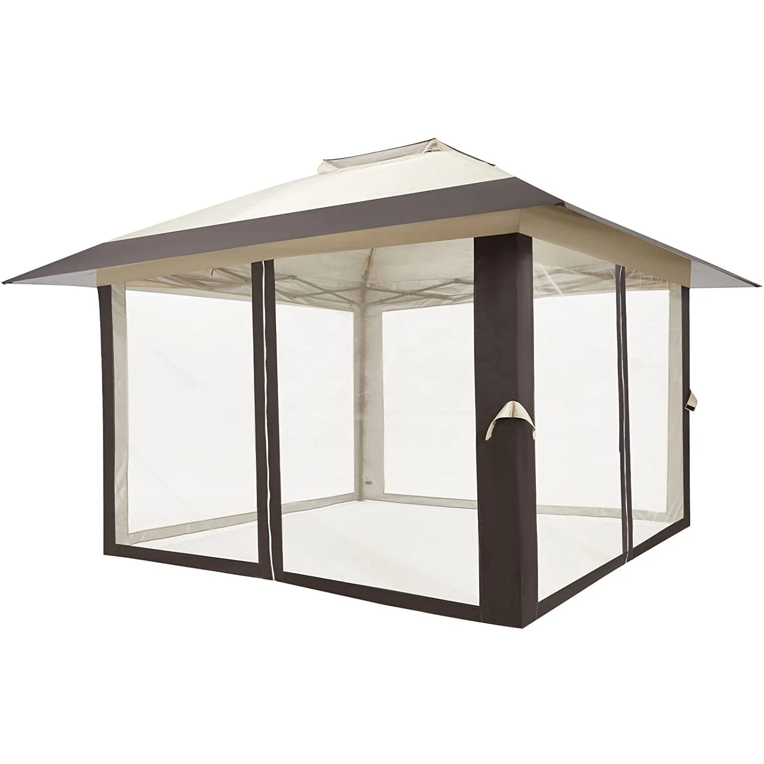 Pop up Patio Gazebo 13x13 Easy Set up Outdoor Gazebo Tent Metal Mosquito Net Aluminum Garden PTFE Garages, Canopies & Carports