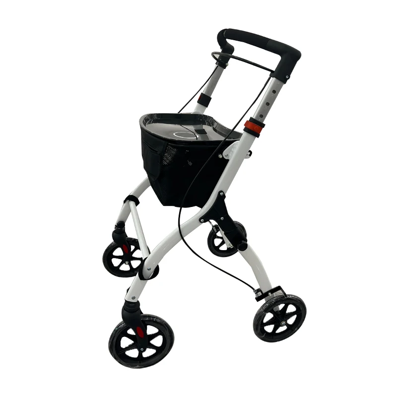 shipping and outdoor Rollator walker Rolling Walkers with seat  Walker  Convenient Rollator with cup for disable and elderly