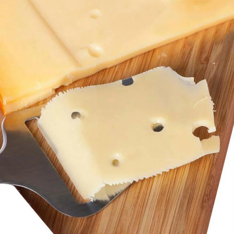 KingForce Stainless Steel cheese slicer cutter cheese plane butter spreader for Bread Butter Cheese Fruits Vegetables