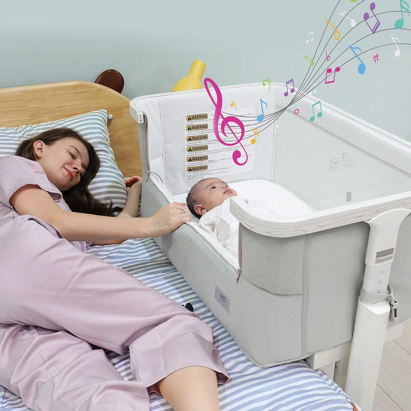 Electric bedside bassinets & cradles crib baby cradle electric bed babybaby bed electric
