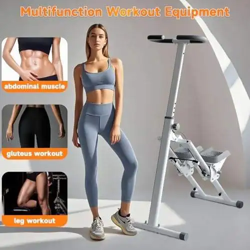 Adjustable Handlebar Pedals Foldable Home Workout Exercise Machine Electric Vertical Climber for Home Use and Stair Climbing