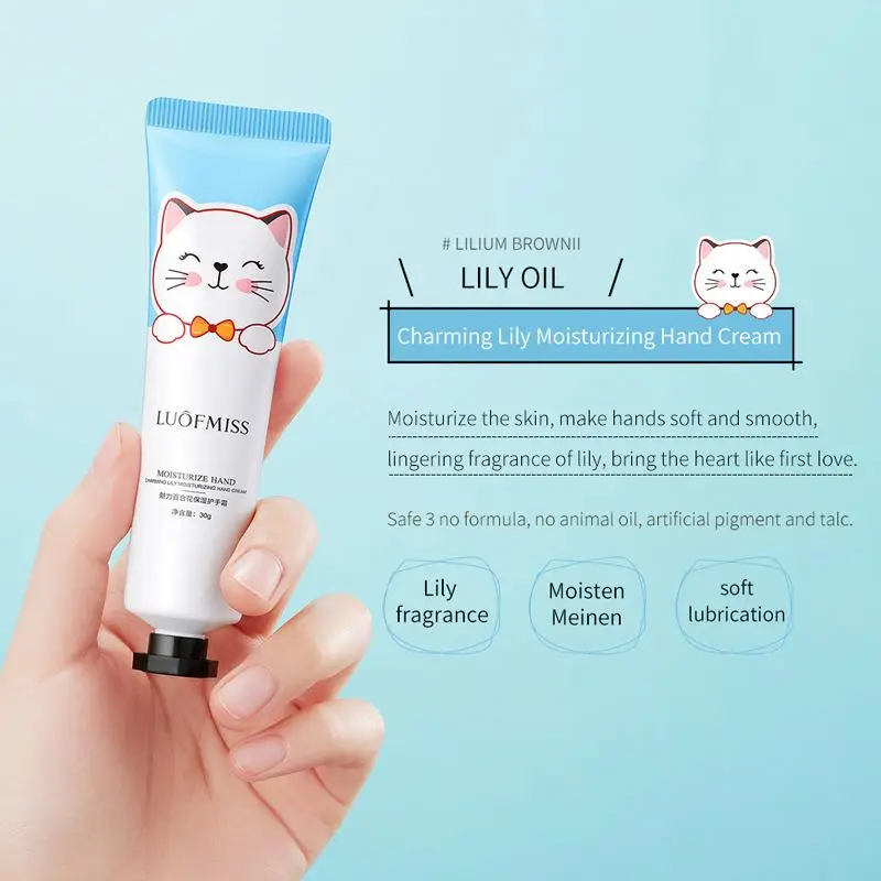 LUOFMISS Moisturizing Nourishing Deep Cleansing White Pore Christmas Travel  Rose Pomegranate Moisturizing Hand Cream