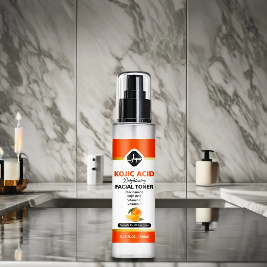 Hot selling KOJIC  Private Label Vitamin E Moisturizing Brightening KOJC ACID FACE water Most popular in Witch Hazel Skin Toner