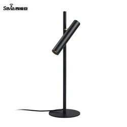 Savia Aluminum Iron LED Desk Reading Light Table Lamp Modern Standing Adjustable Dimmable For Home