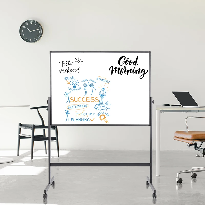 Customize Interactive Whiteboards Movable Mobile Magnetic Dry Erase White Board School Whiteboard with Stand for Kids