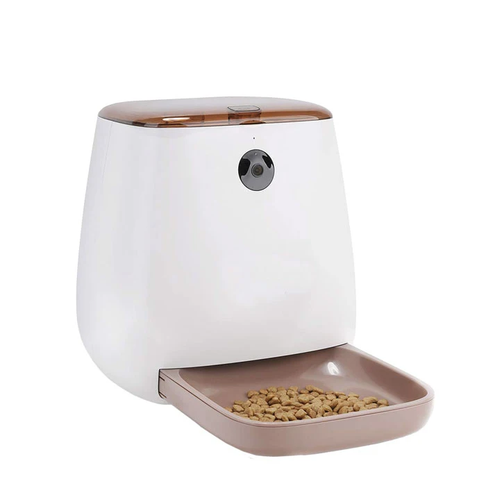 
Electronic Intelligent Remote Control Smart Camera Automatic Dog Cat food dispenser wifi auto pet feeder 