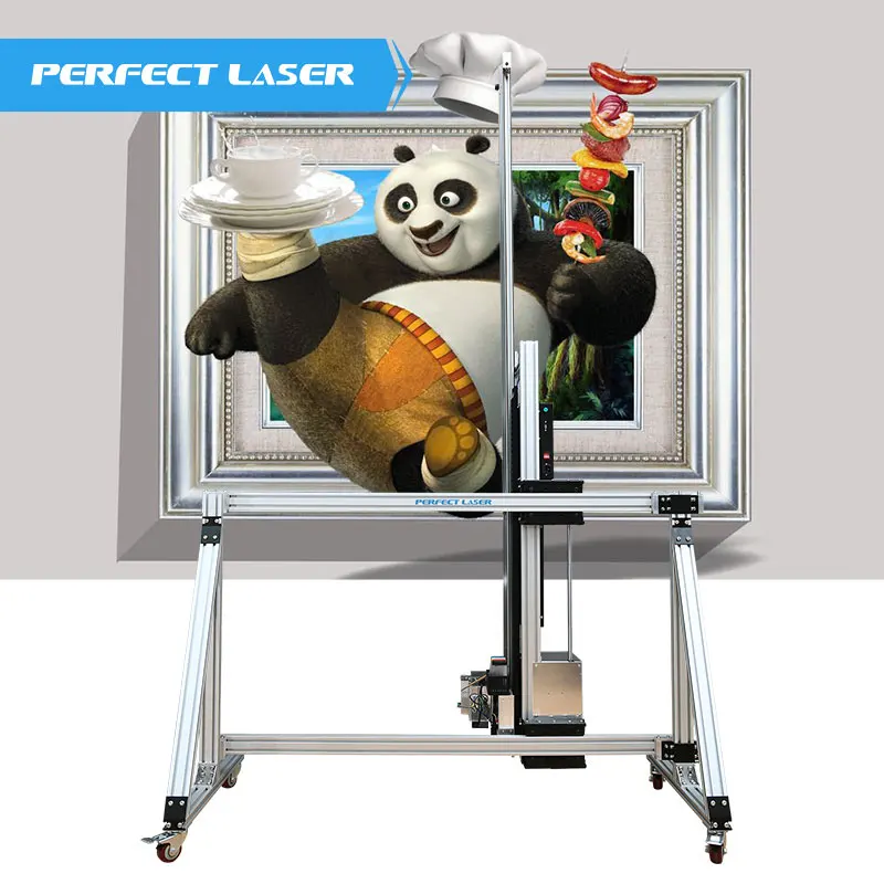 New Arrival 3D Vertical Uv Decoration Painting Wall Paper Drawing Automatic Printer Machine