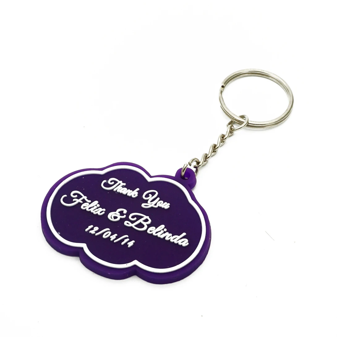 factory metal crafts wholesale custom logo promotional gift mini gun 3D sports rubber soft pvc keychain custom metal