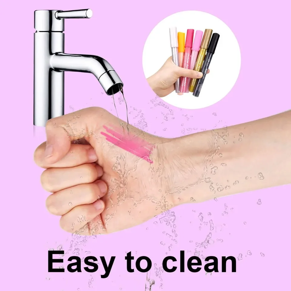 New 1Pc BDSM Graffiti Erasable Pen Sex Accessories Adult Game Washable Markers Diy Tattoo Pens Sex Toys Erotic Products