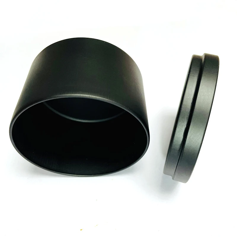 Wholesale custom food empty candle tin containers round tinplate cainster metal matte black 200g 250g tea and candle tin cans