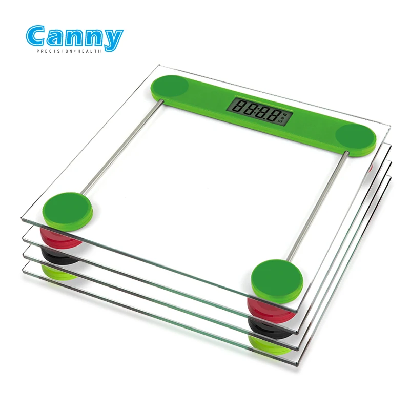 High Quality bathroom digital weight balanza Glass Pl 180KG/400lb electronic personal scale