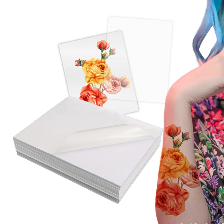 Temporary Tattoo Transfer Paper Copier Sheets Of Thermal Carbon Tattoo Paper For Tattoo Supply A4 Paper Size
