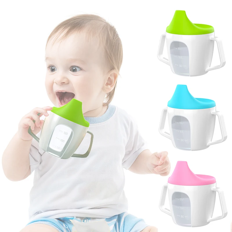 Bpa Free PP 200ml Leak Proof Sippy Cup Baby Learning Drinking Cup Training Cup For Kids