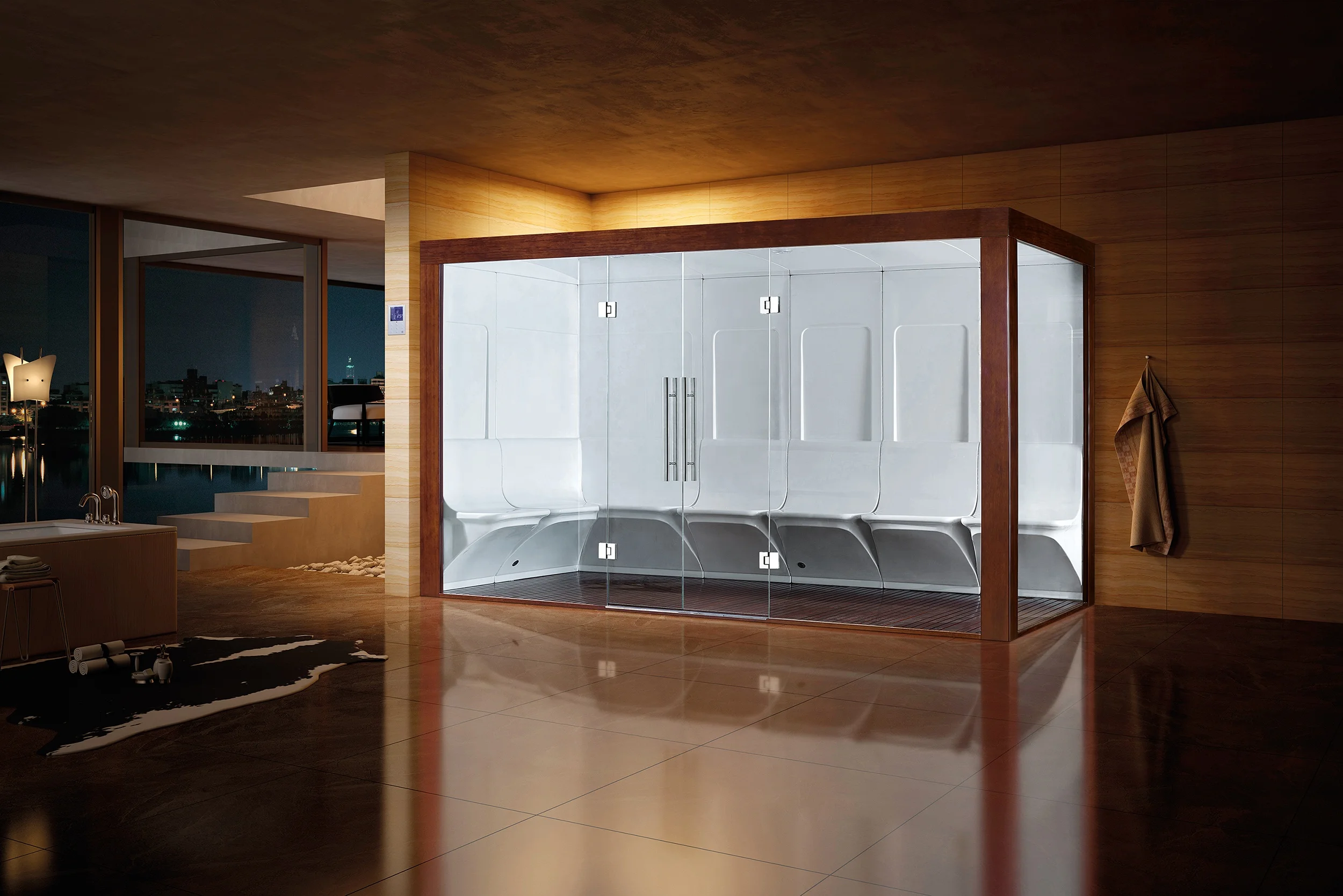 New design big size for 6 person steam shower room WS-214STW-P6 214STW-P7