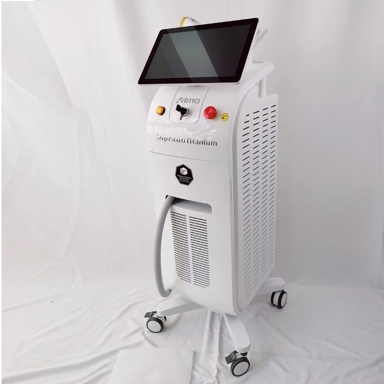 
promotional hair removal laser 1200w soprano ice platinum plus titanium triple wavelength 808 diode laser for salon 