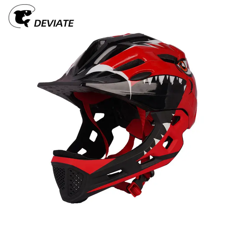 Hot Sales Sport Style Full Face Helmet Kids Youth Children EPS Material Dirt Bike Off-Road BMX MX ATV Scooters Child Bike Riding