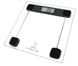 Glass platform digital body scale