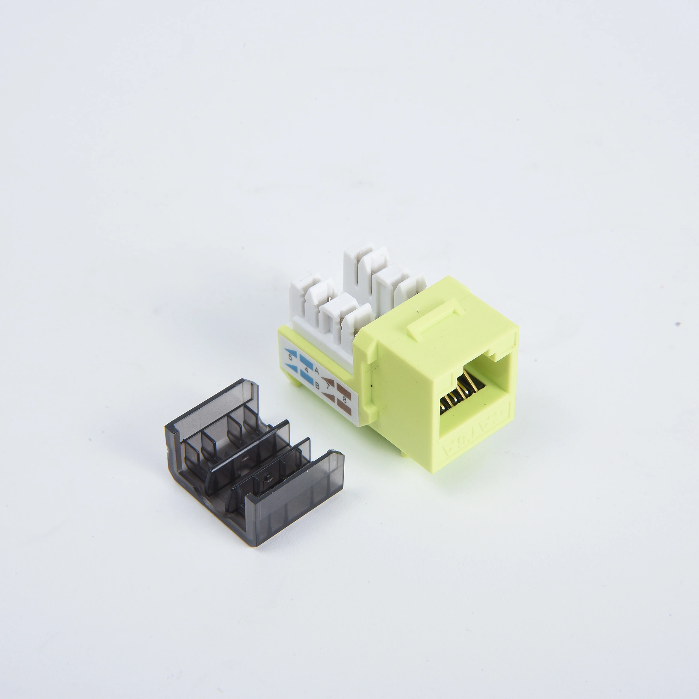 110 Тип 90 градусов тонкий cat5e rj45 cat6 cat6a keystone jack